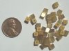 40 4mm Gold Fiber Optic Cubes
